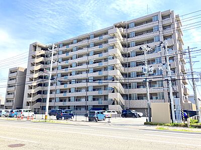 外観:9階建て総戸数76戸の「サーパス南出来島弐番館」 外観:9階建て総戸数76戸の「サーパス南出来島弐番館」