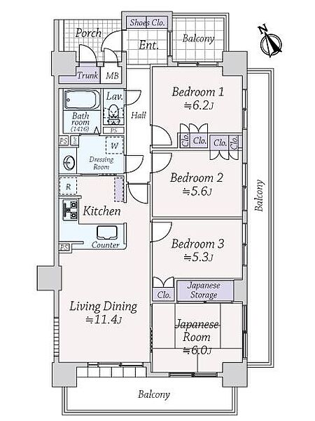 間取り：307000067143