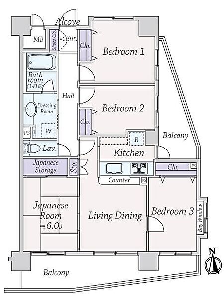 間取り：307000075301