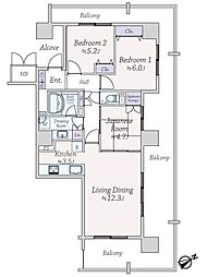 間取図画像 3LDK