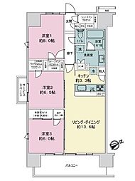 間取図画像 3LDK