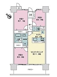 間取図画像 3LDK