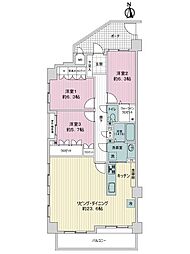 サーパス石井町 3LDKの間取図画像