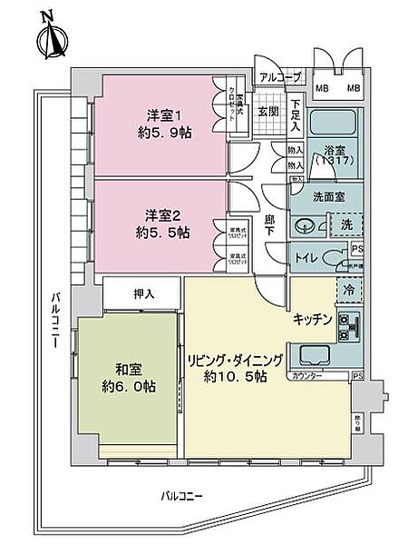 間取り：309000100987
