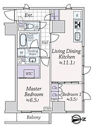 PIAS新宿三丁目 2LDKの間取図画像