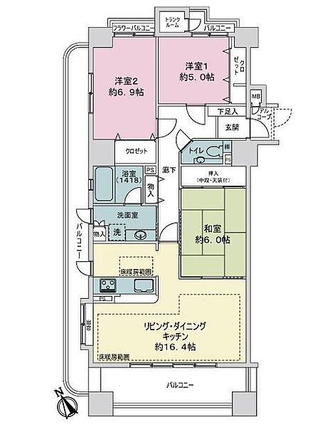 間取り：342000015371