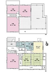 大分市宗方台西戸建 6DKの間取り