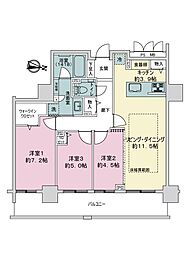 間取図画像 3LDK