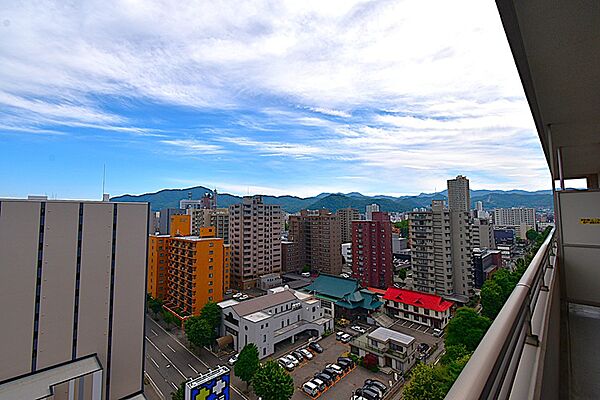 バルコニーからの南西側眺望（眺望は永続的に保証されるものではありません）