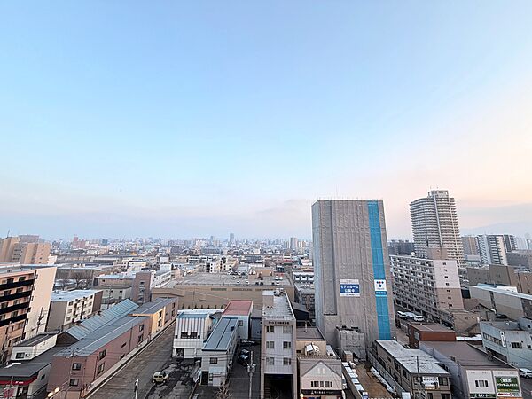 バルコニーから見た眺望（眺望は永続的に保証されません）