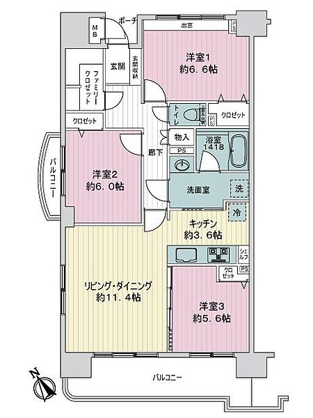 間取り：303000007514