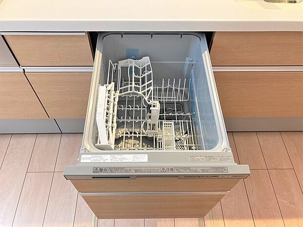 【施工例】環境にも手にも優しい食器洗浄乾燥機付きが嬉しいですね！  