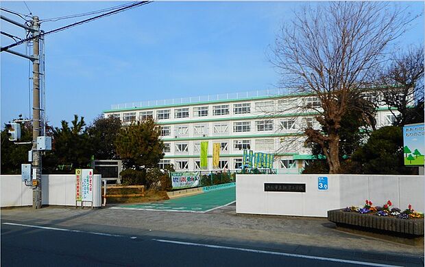 浜松市立新津小学校（1800m）