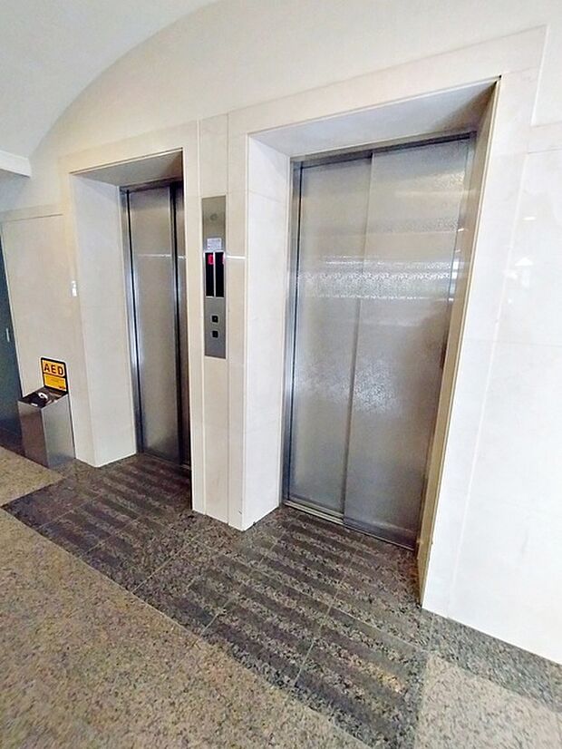 エレベーターがあるため重たい荷物があっても楽に移動ができますね！