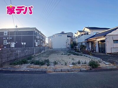 外観：建築条件なしの整形地！お好きなハウスメーカーで建築可能です。