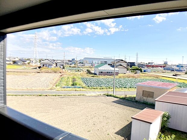 つい深呼吸をしたくなる気持ちの良い眺望はこのお部屋の自慢です!