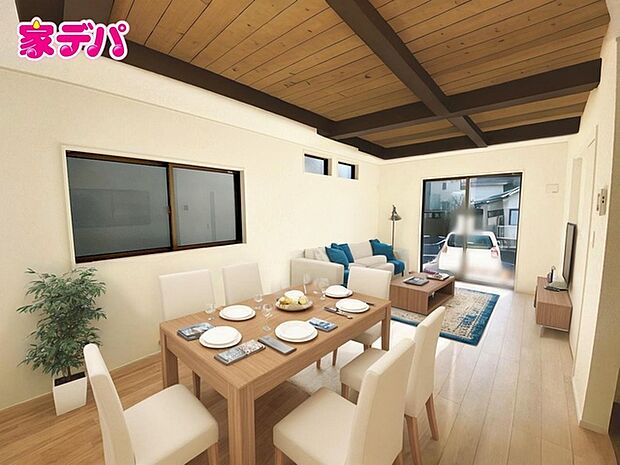 【リビング18帖】 ※掲載の家具・小物はCGによるイメージです。実際の販売価格には含まれておりません。