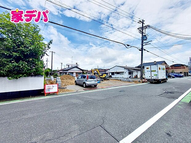 【2号棟】建築予定地です! ・長期優良住宅 ・4LDK ・LDK21帖 ・WIC完備 ・リビング収納 ・リビング階段 ・全室2面採光 ・駐車場2台可