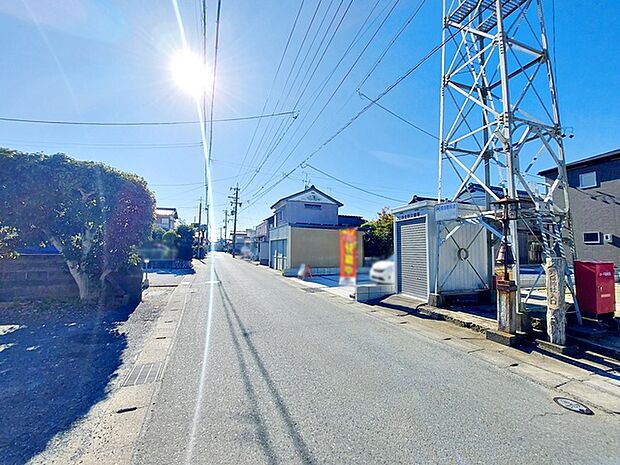 前面道路：東側約5.1ｍ幅