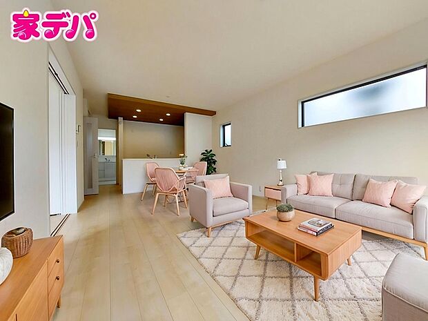【リビング18.2帖】 ※掲載の家具・小物はCGによるイメージです。実際の販売価格には含まれておりません。