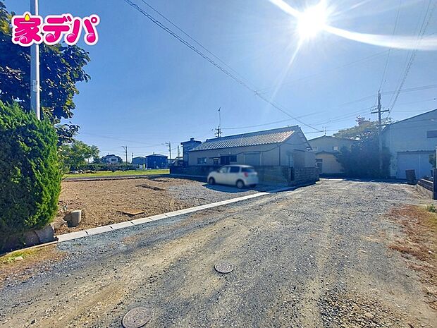 建築予定地です。ご見学希望のお客様につきましては同型同仕様の物件にご案内いたします