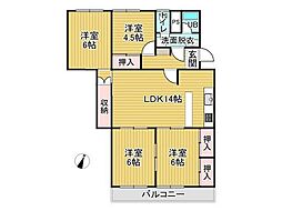 モナムール早出 4LDKの間取図画像