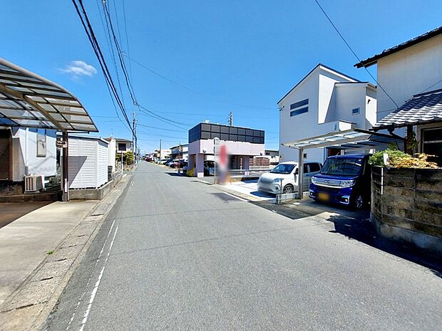 前面道路:北西側約5.9m幅