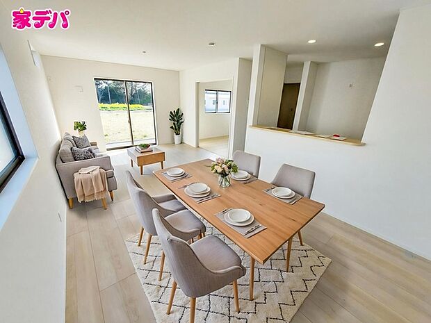 【リビング18帖】 ※掲載の家具・小物はCGによるイメージです。実際の販売価格には含まれておりません。