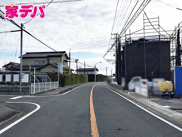 前面道路：東側約8.7ｍ幅