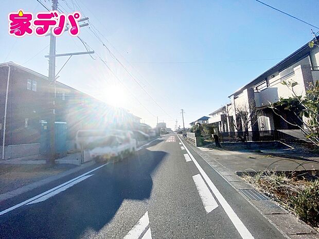 前面道路:北側約6.86m幅