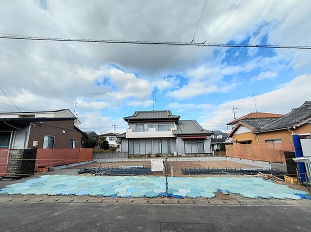 建築予定地です。ご見学希望のお客様につきましては同型同仕様の物件にご案内いたします