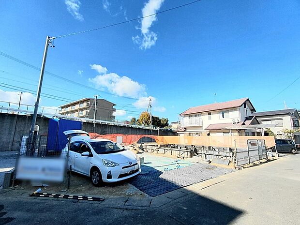 建築予定地です。ご見学希望のお客様につきましては同型同仕様の物件にご案内いたします