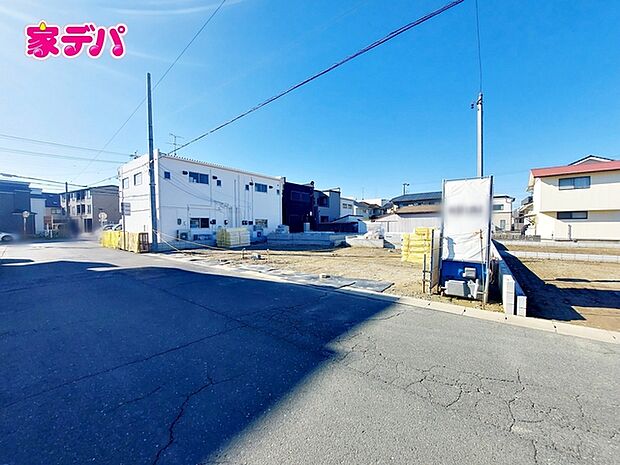 建築予定地です。ご見学希望のお客様につきましては同型同仕様の物件にご案内いたします