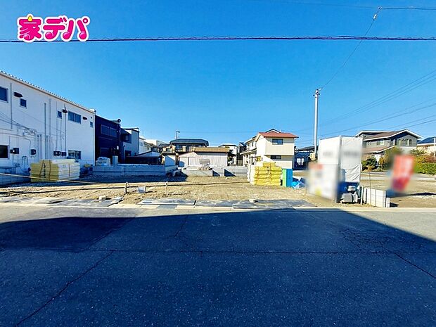 建築予定地です。ご見学希望のお客様につきましては同型同仕様の物件にご案内いたします