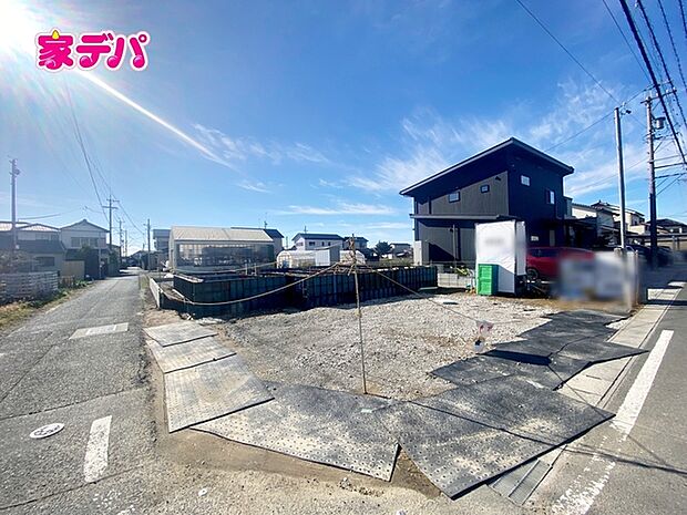 建築予定地です。ご見学希望のお客様につきましては同型同仕様の物件にご案内いたします