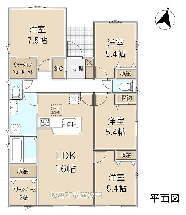 5LDK※図面と現況に相違ある場合には現況優先とします。 