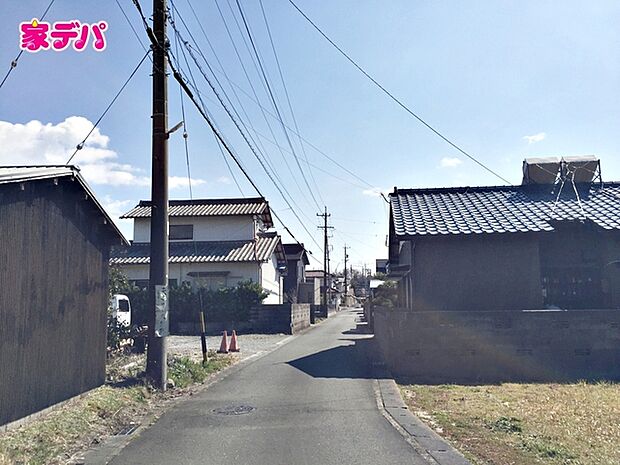 前面道路:東側約4.1m幅