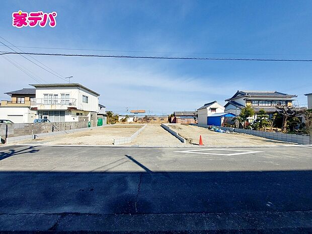 建築予定地です。ご見学希望のお客様につきましては同型同仕様の物件にご案内いたします