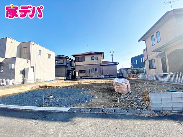 建築予定地です。ご見学希望のお客様につきましては同型同仕様の物件にご案内いたします