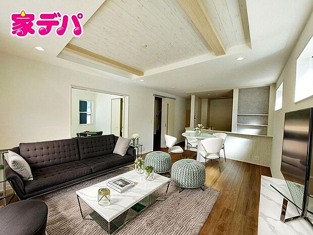 【リビング　17帖】 ※掲載の家具・小物はCGによるイメージです。実際の販売価格には含まれておりません。  