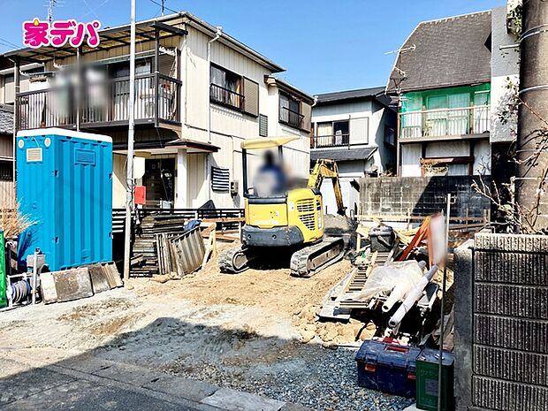 建築予定地です。ご見学希望のお客様につきましては同型同仕様の物件にご案内いたします