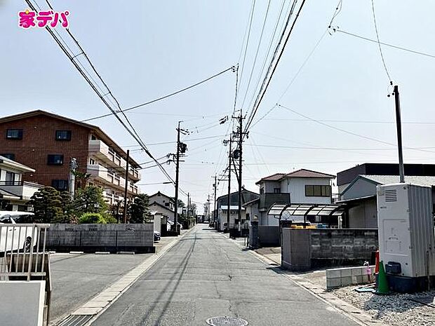 前面道路：北側約5.4ｍ幅 