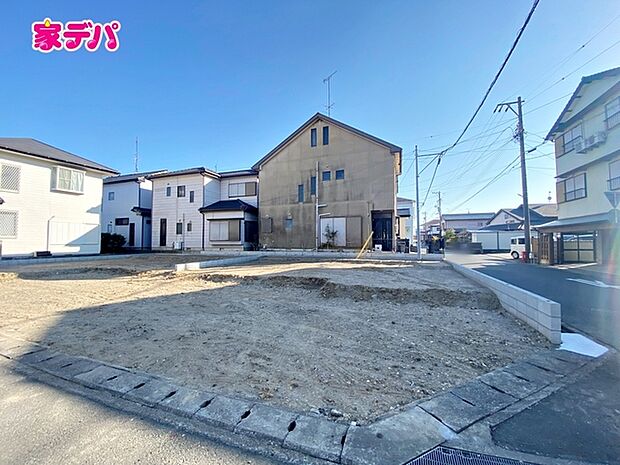 建築予定地です。ご見学希望のお客様につきましては同型同仕様の物件にご案内いたします