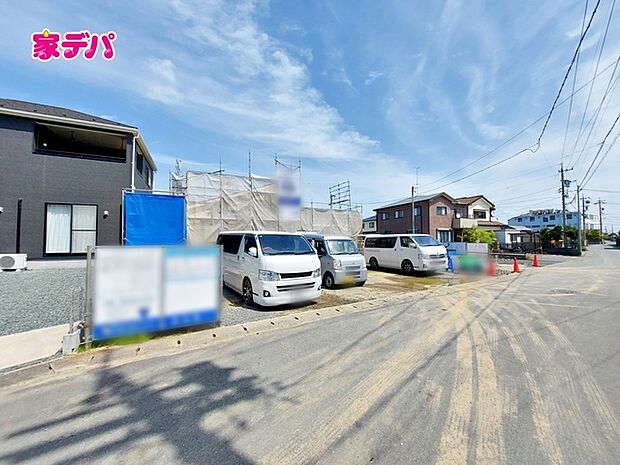 上棟しました。ご見学希望のお客様につきましては同型同仕様の物件にご案内いたします