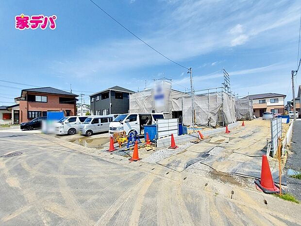 【新築分譲全2棟】ご成約キャンペーン実施中。詳細はスタッフまでお問合せ下さい。奥の建物になります。