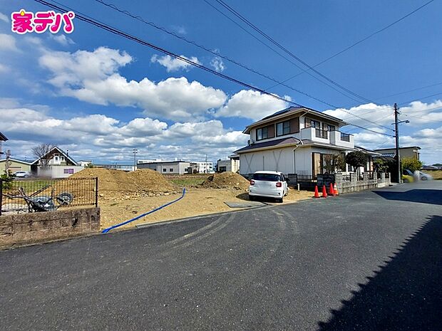 建築予定地です。ご見学希望のお客様につきましては同型同仕様の物件にご案内いたします