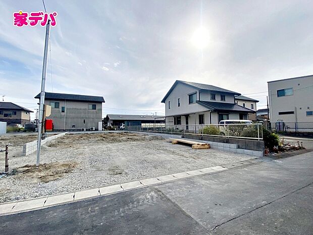 建築予定地です。ご見学希望のお客様につきましては同型同仕様の物件にご案内いたします