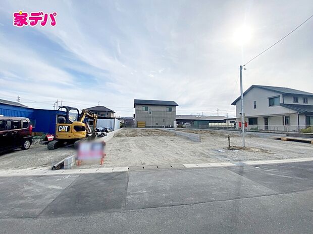 建築予定地です。ご見学希望のお客様につきましては同型同仕様の物件にご案内いたします
