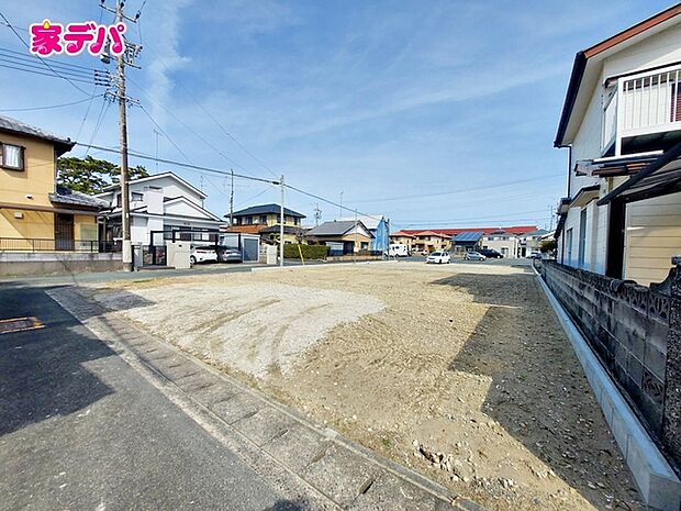 建築予定地です。ご見学希望のお客様につきましては同型同仕様の物件にご案内いたします