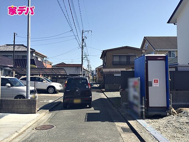 前面道路:北側約3.6m幅(セットバック後3.8m)